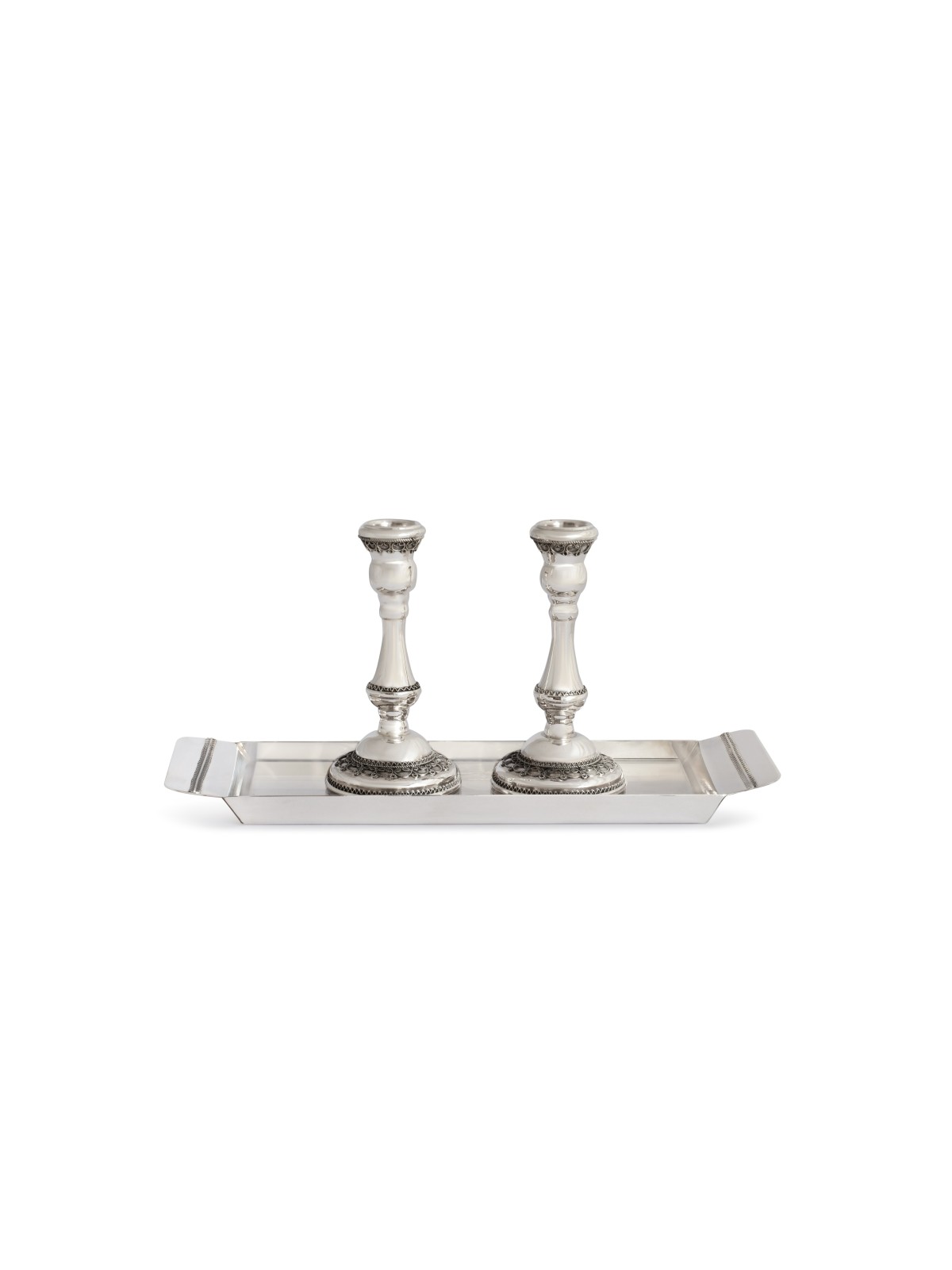 Chandeliers en argent en filigrane yéménite pour Shabbat, cadeaux de Pâque, I