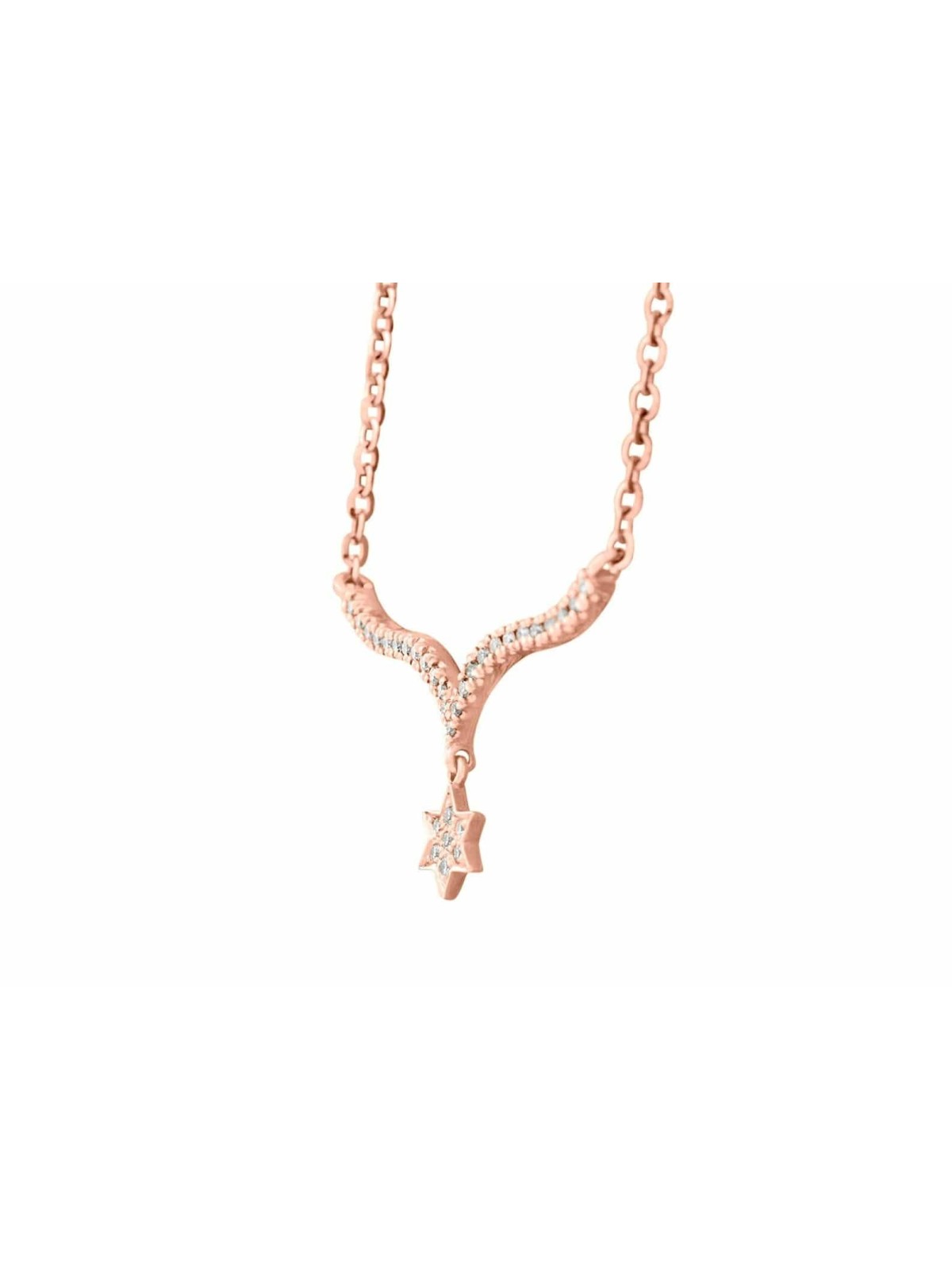 Étoile de David en or jaune diamant 14 carats, cadeaux Tu B'Av, judaïque israélien