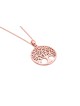 Hollow 14K Gold Tree of Life Necklace , Tu B'Av Gifts , Israeli Judaic