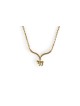 Pendentif Chai en or blanc avec ailes et diamants, cadeaux Tu B'Av, Isra
