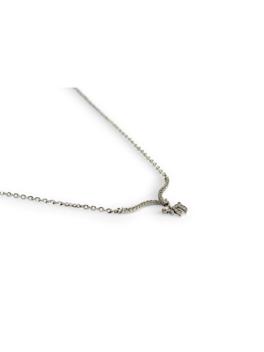 White Gold Chai Pendant with Wings and Diamonds , Tu B'Av Gifts , Isra