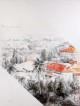 Jerusalem in Black and White with Higlighted Rooft , Tu B'Av Gifts , I
