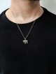 Superbe pendentif en or Solid Chai 14 carats Diamonds , Tu B'Av Gifts , Israël