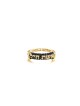 Black Hebrew Wedding Diamond Ring , Tu B'Av Gifts , Israeli Judaica