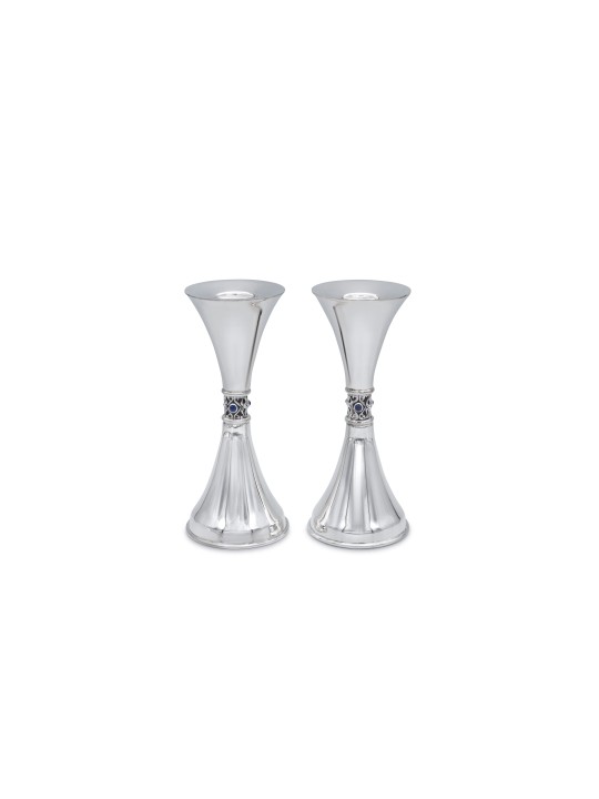Superbes chandeliers en argent lisse avec améthyste, cadeaux de Pâque, I