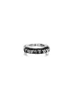 Bague de mariage hébraïque 14k Or blanc , Cadeaux Tu B'Av , Judaica israélien