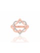 Gold heart Ring Heart shape Star of David 14k yell , Tu B'Av Gifts , I