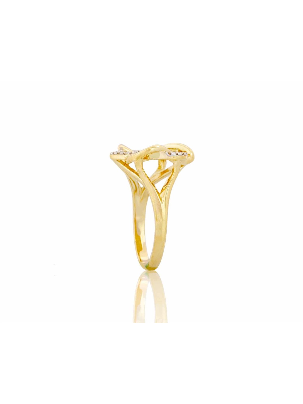Bague coeur en or Forme de coeur Étoile de David 14k crier , Cadeaux Tu B'Av , I