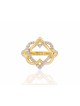 Bague coeur en or Forme de coeur Étoile de David 14k crier , Cadeaux Tu B'Av , I