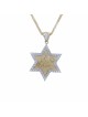 Pendentif Jérusalem 14 carats en or et diamants, bijoux de Jérusalem, Ju israélien