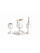Ensemble Havdalah moderne 925 Sterling Silver Havdalah S , Cadeaux Tu B'Av , I