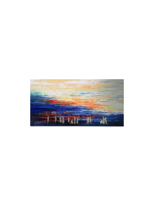 Peinture abstraite significative de Tashlikh Ce juif, abstrait juif A