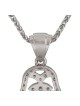 Pendentif Hamsa et mauvais œil en or jaune avec diamant, cadeaux Tu B'Av, I