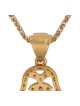 Yellow Gold Hamsa and Evil Eye Pendant with Diamon , Tu B'Av Gifts , I