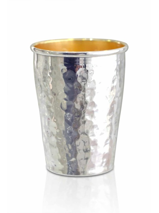 Ensemble de liqueurs en argent sterling Finition martelée , Cadeaux de Pâque , Isra