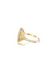 14k/18k Yellow Gold Shema Israel Diamond Ring , Tu B'Av Gifts , Israel