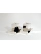 Couvertures spéciales de Tefillin en argent sterling en Shiny F, Tefillin et Tefi