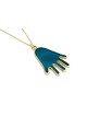 Minimalist and Modern Hamsa Gold Pendant , Tu B'Av Gifts , Israeli Jud