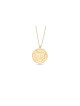Pendentif Chai en or rond découpé, cadeaux Tu B'Av, Judaica israélien