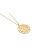 Pendentif Chai en or rond découpé, cadeaux Tu B'Av, Judaica israélien