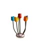 Tulipe faite sur commande multicolore de candélabre d'armes, cadeaux de Pâque,