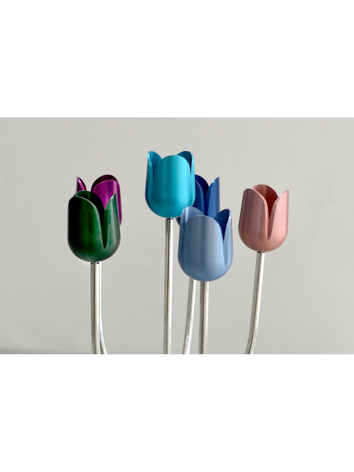 Tulipe faite sur commande multicolore de candélabre d'armes, cadeaux de Pâque,