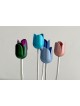 Multicolored Aluminum Custom Arms Candelabra Tulip , Passover Gifts ,