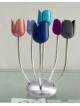 Tulipe faite sur commande multicolore de candélabre d'armes, cadeaux de Pâque,