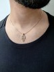 Modern Diamonds and 14k Gold Hamsa Necklace , Tu B'Av Gifts , Israeli