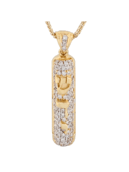 Torah Scroll Mezuzah Pendant , Tu B'Av Gifts , Israeli Judaica