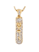Torah Scroll Mezuzah Pendant , Tu B'Av Gifts , Israeli Judaica