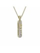 Torah Scroll Mezuzah Pendant , Tu B'Av Gifts , Israeli Judaica