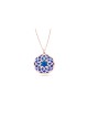 Gold Mandala and Enamel Colors Star of David Neckl , Tu B'Av Gifts , I