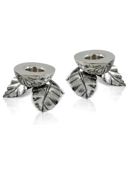 Chandeliers spéciaux d'argent sterling de forme de noix, cadeaux de Pâque, Isra