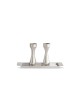 Bougeoirs en argent sterling de taille moyenne adaptés à, argent sterling C