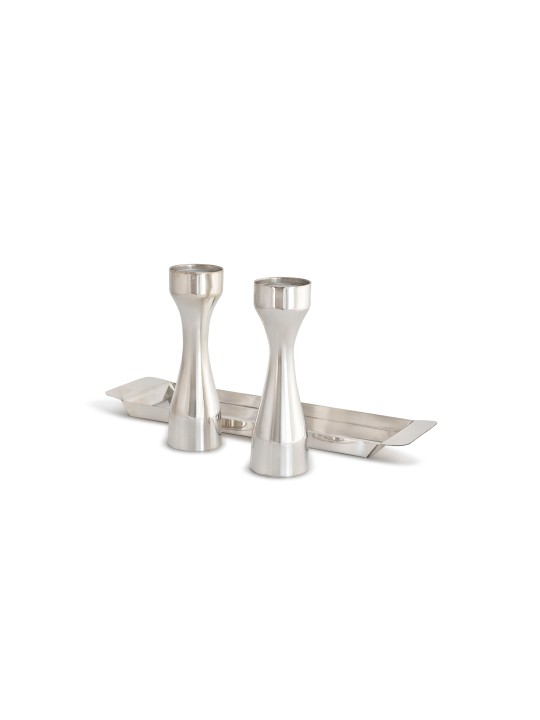 Bougeoirs en argent sterling de taille moyenne adaptés à, argent sterling C