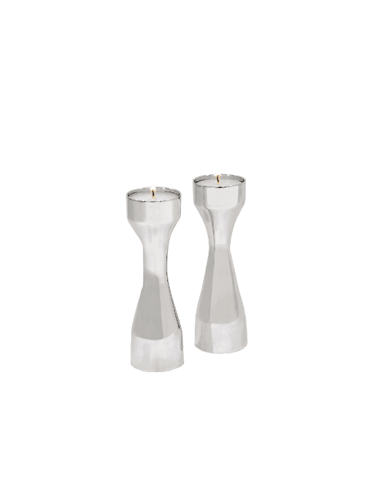 Bougeoirs en argent sterling de taille moyenne adaptés à, argent sterling C