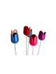 Candélabres à base martelée colorée avec bras personnalisés Flo, cadeaux de Pâque,