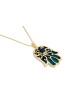 Collier en or Hamsa avec pierre Lapis Lazuli, cadeaux Tu B'Av, israélien