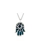 Hamsa Gold Necklace with Lapis Lazuli Stone , Tu B'Av Gifts , Israeli