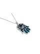 Hamsa Gold Necklace with Lapis Lazuli Stone , Tu B'Av Gifts , Israeli