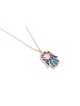 Pendentif en or Hamsa émaillé, cadeaux Tu B'Av, Judaica israélien