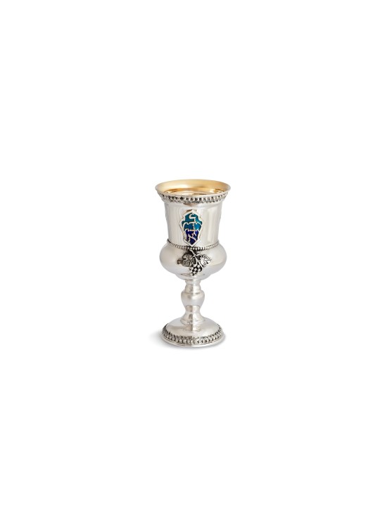 Extra Large Eliyahu Kiddush Cup avec motif raisins, cadeaux de Pâque,