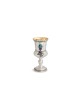 Extra Large Eliyahu Kiddush Cup avec motif raisins, cadeaux de Pâque,