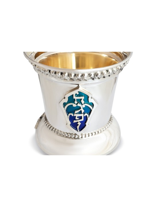 Extra Large Eliyahu Kiddush Cup avec motif raisins, cadeaux de Pâque,