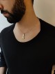 Yellow Jerusalem Shadi 14K Gold Necklace , Jerusalem Jewelry , Israeli