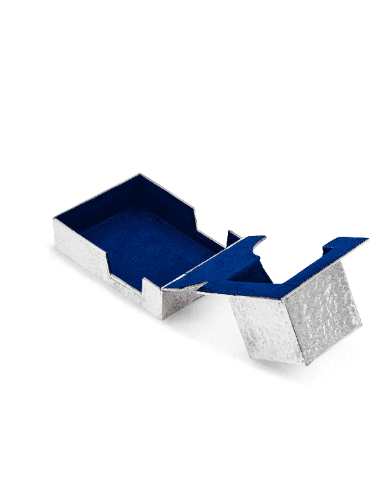 Boîtes de téfilines en argent sterling martelées, téfilines et téfilines