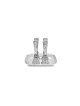 Sterling Silver Candlesticks with Wavy Hammering , Passover Gifts , Is