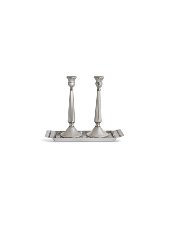 Grand chandelier de Shabbat en argent sterling en filigrane, argent sterling C