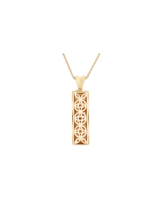 Mezuzah gold diamonds pendant Beautiful , Tu B'Av Gifts , Israeli Juda